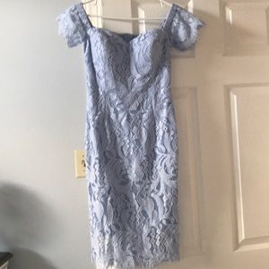 A beautiful baby blue dress